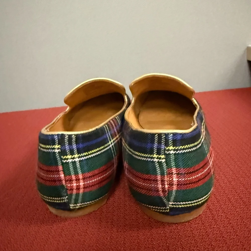 J.Crew tartan plain loafer size 9 - Picture 5 of 6